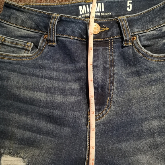 🔵 3/$30 Size 5 MIAMI Women's High Rise Jeans - Picture 12 of 15